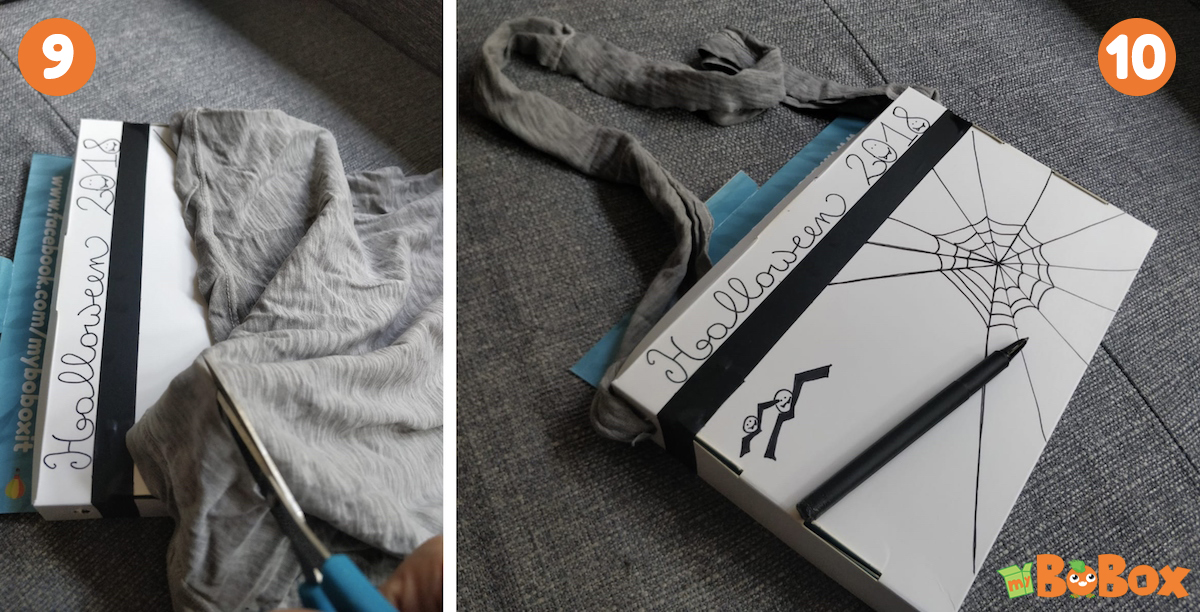 Istruzioni borsa Halloween da scatola myBoBox
